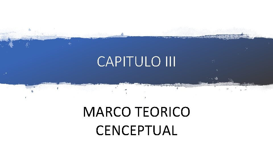 CAPITULO III MARCO TEORICO CENCEPTUAL 