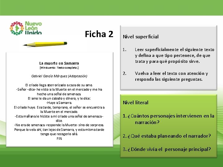 Ficha 2 Nivel superficial 1. Leer superficialmente el siguiente texto y defina a que