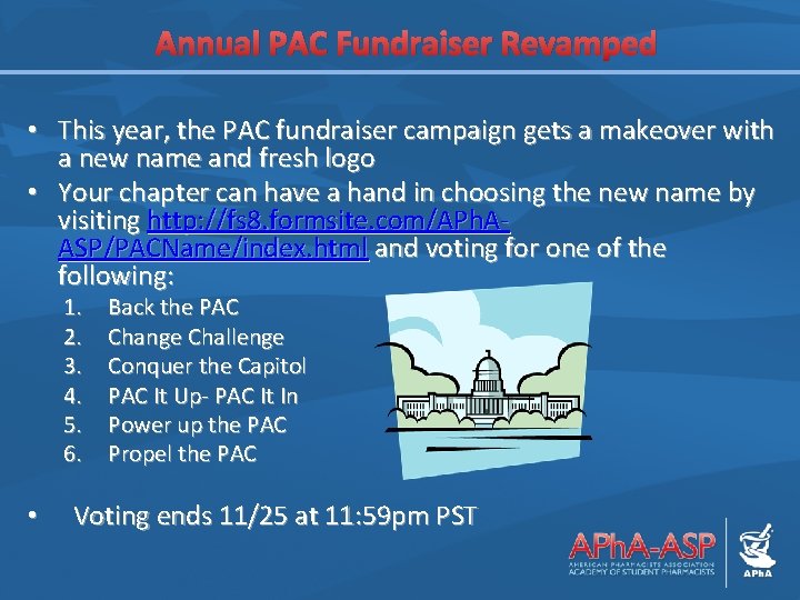 Annual PAC Fundraiser Revamped • This year, the PAC fundraiser campaign gets a makeover