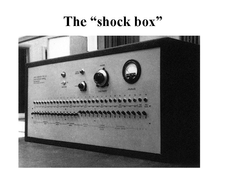 The “shock box” 