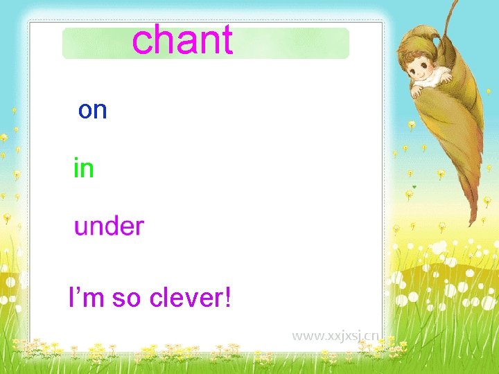 chant on in I’m so clever! 
