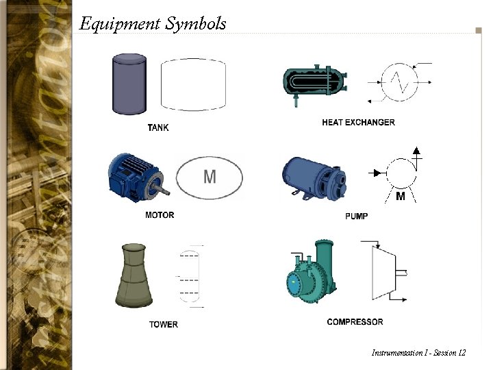 Equipment Symbols Instrumentation I - Session 12 