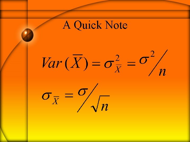A Quick Note 