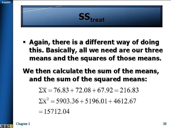 Psy B 07 SStreat § Again, there is a different way of doing this.