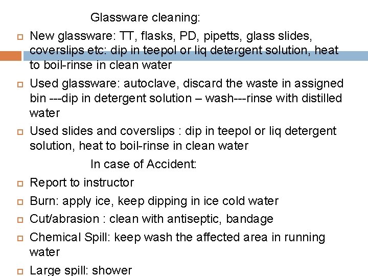PRACTICES Prepare well for each lab session Principle