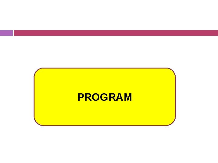 PROGRAM 