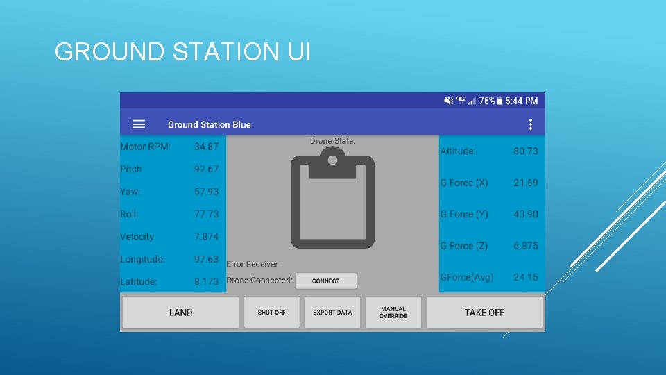 GROUND STATION UI 