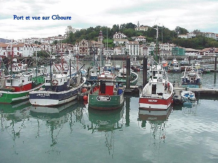 Port et vue sur Ciboure 