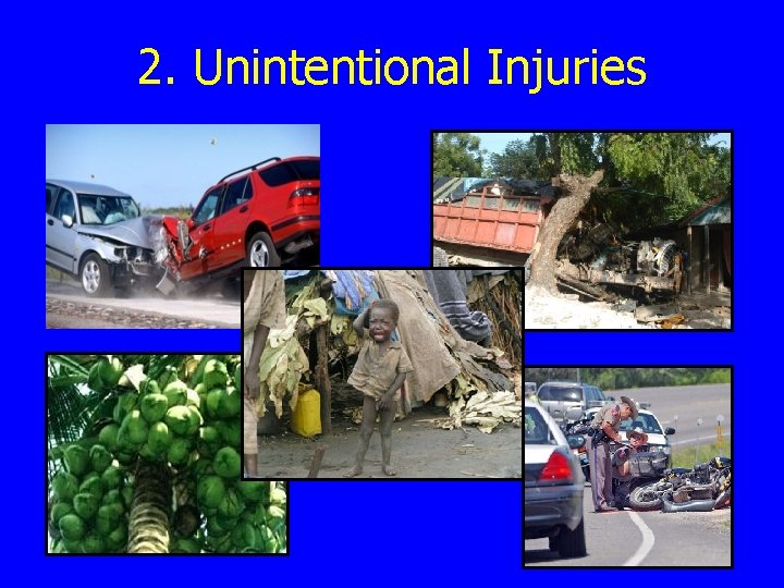 2. Unintentional Injuries 
