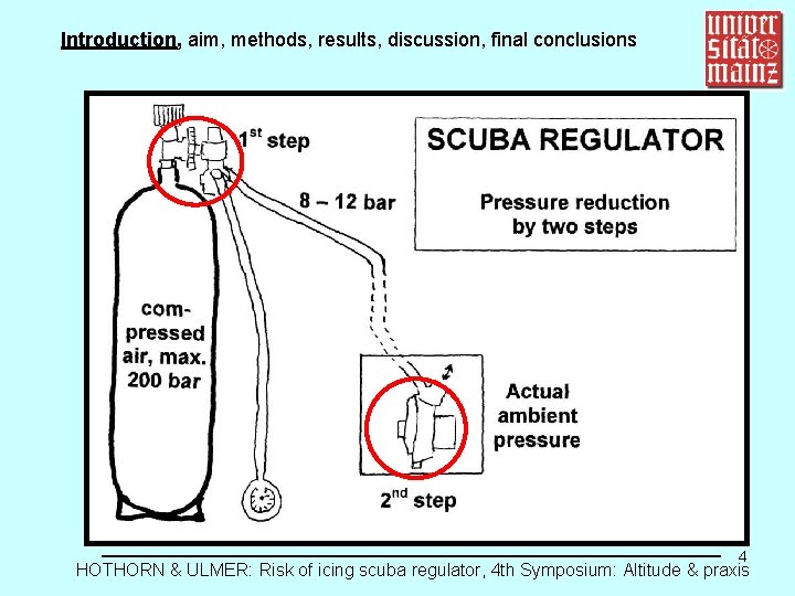 Introduction, aim, methods, results, discussion, final conclusions ____________________________ 4 HOTHORN & ULMER: Risk of