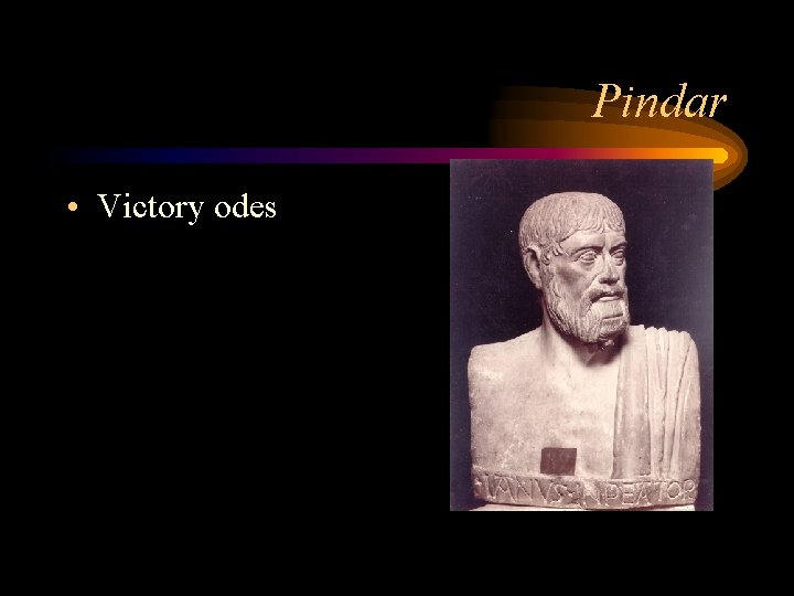 Pindar • Victory odes 