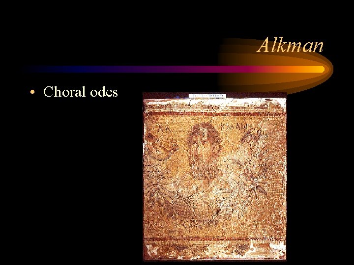 Alkman • Choral odes 