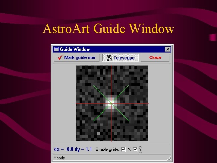 Astro. Art Guide Window 