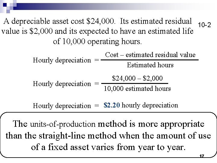 A depreciable asset cost $24, 000. Its estimated residual value is $2, 000 and