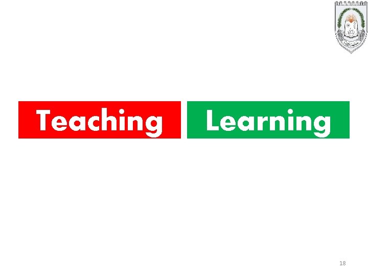 Teaching Learning 18 