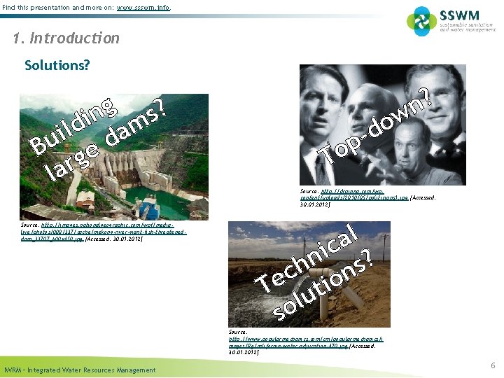 Find this presentation and more on: www. ssswm. info. 1. Introduction Solutions? g ?