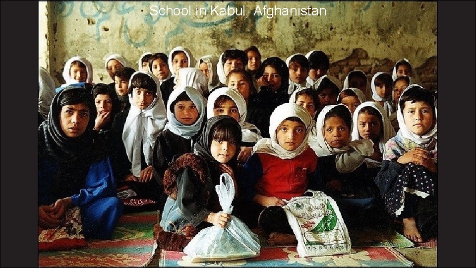 School in Kabul, Afghanistan 