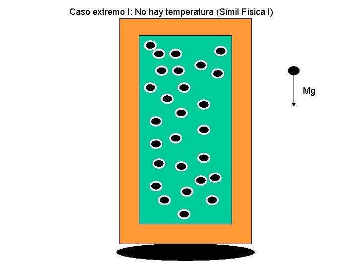 Caso extremo I: No hay temperatura (Símil Física I) Mg 