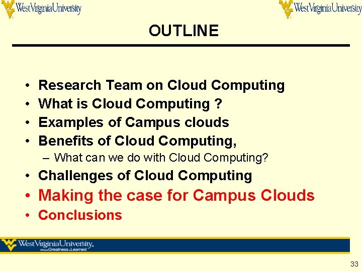 OUTLINE • • Research Team on Cloud Computing What is Cloud Computing ? Examples OUTLINE • • Research Team on Cloud Computing What is Cloud Computing ? Examples