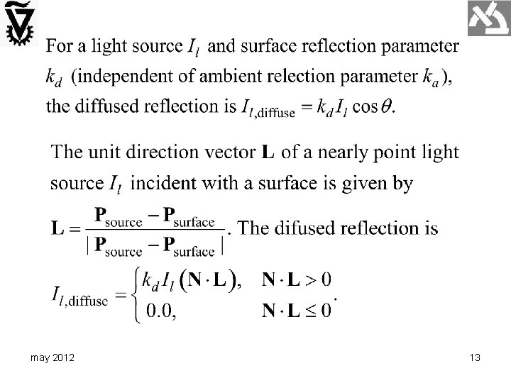 Illumination and Surface Rendering Shmuel Wimer Bar Ilan