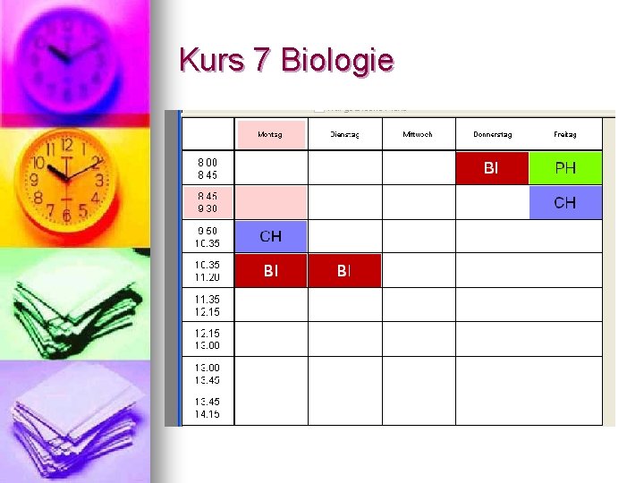 Kurs 7 Biologie 