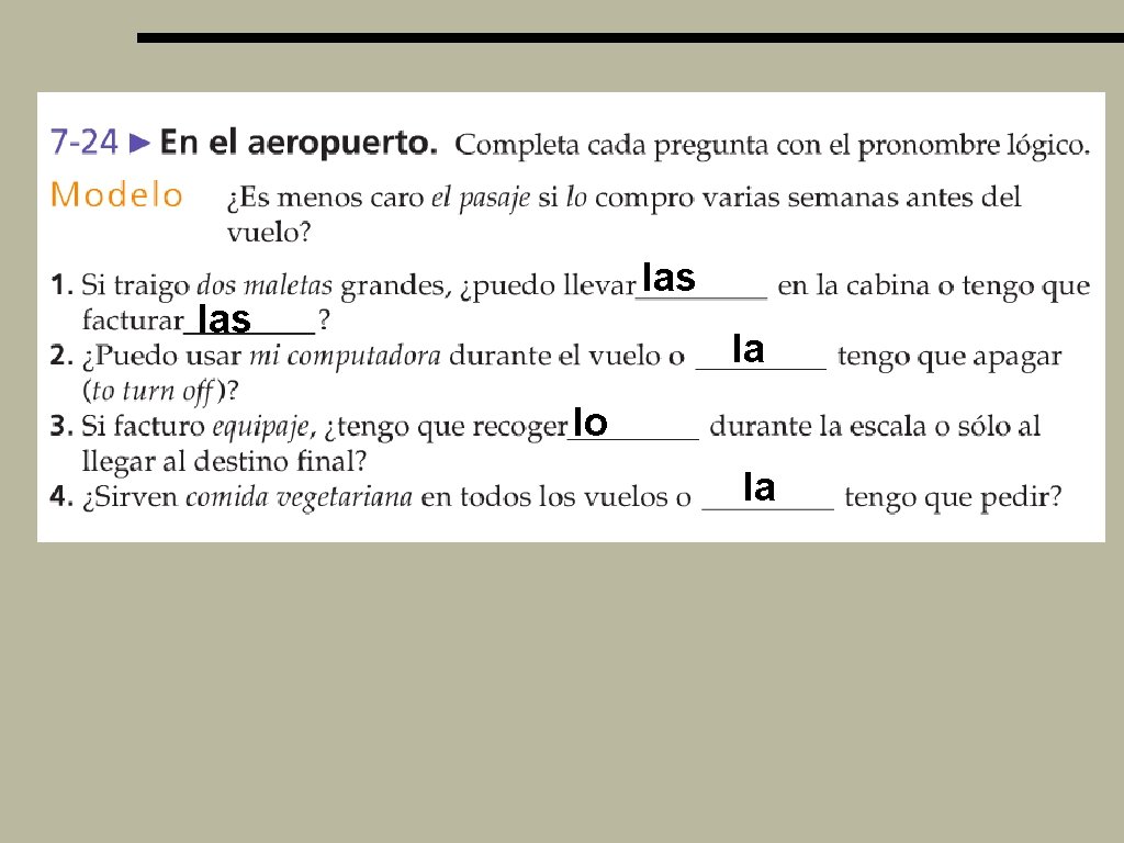 las la lo la 