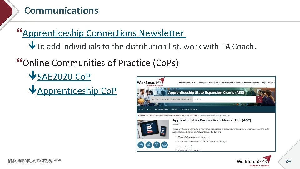 Communications Apprenticeship Connections Newsletter _ To add individuals to the distribution list, work with