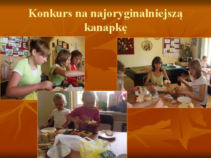 Konkurs na najoryginalniejszą kanapkę 