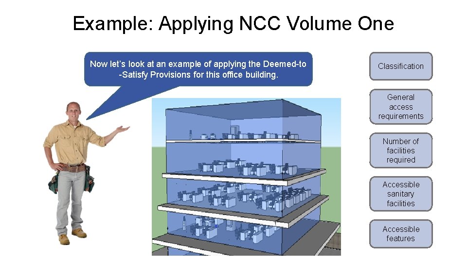 Example: Applying NCC Volume One Now let’s look at an example of applying the