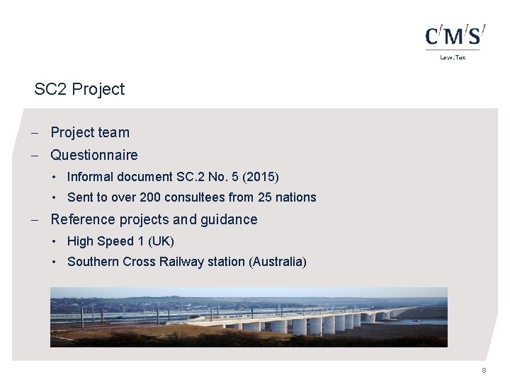 SC 2 Project - Project team - Questionnaire • Informal document SC. 2 No.