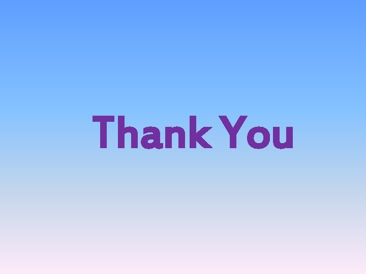 Thank You 