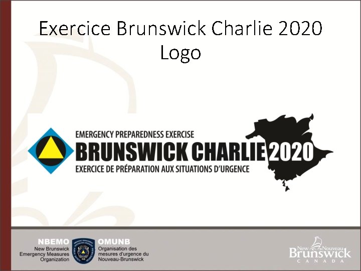 Exercice Brunswick Charlie 2020 Logo 