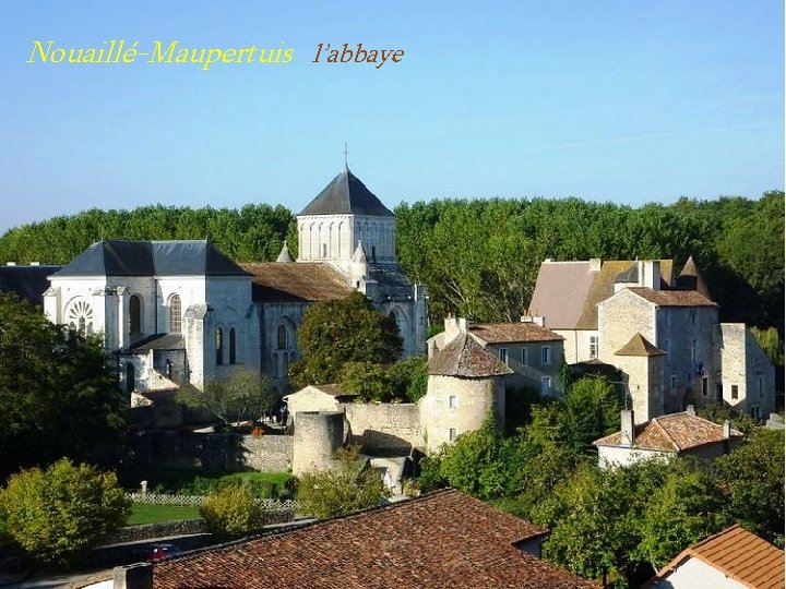 Nouaillé-Maupertuis l’abbaye 