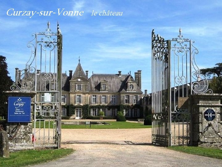 Curzay-sur-Vonne le château 