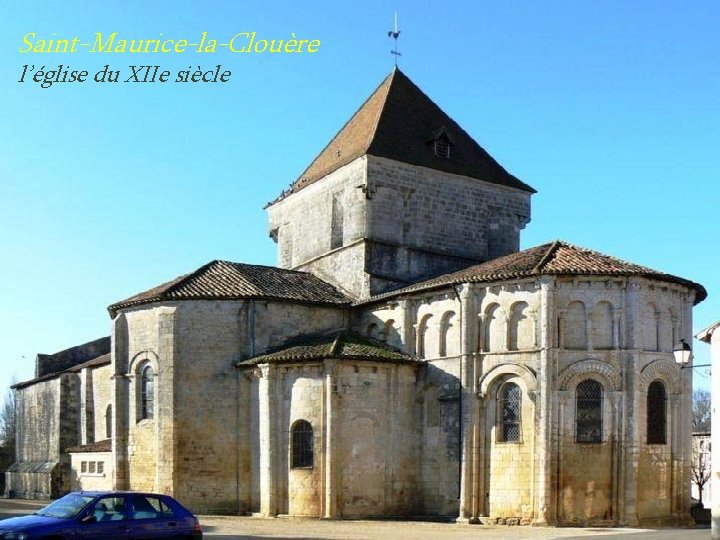 Saint-Maurice-la-Clouère l’église du XIIe siècle 
