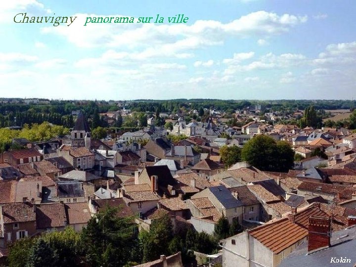Chauvigny panorama sur la ville 