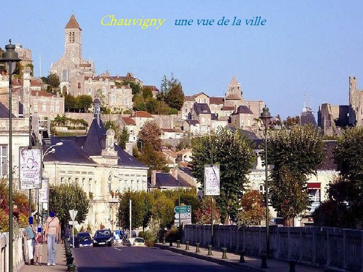 Chauvigny une vue de la ville 