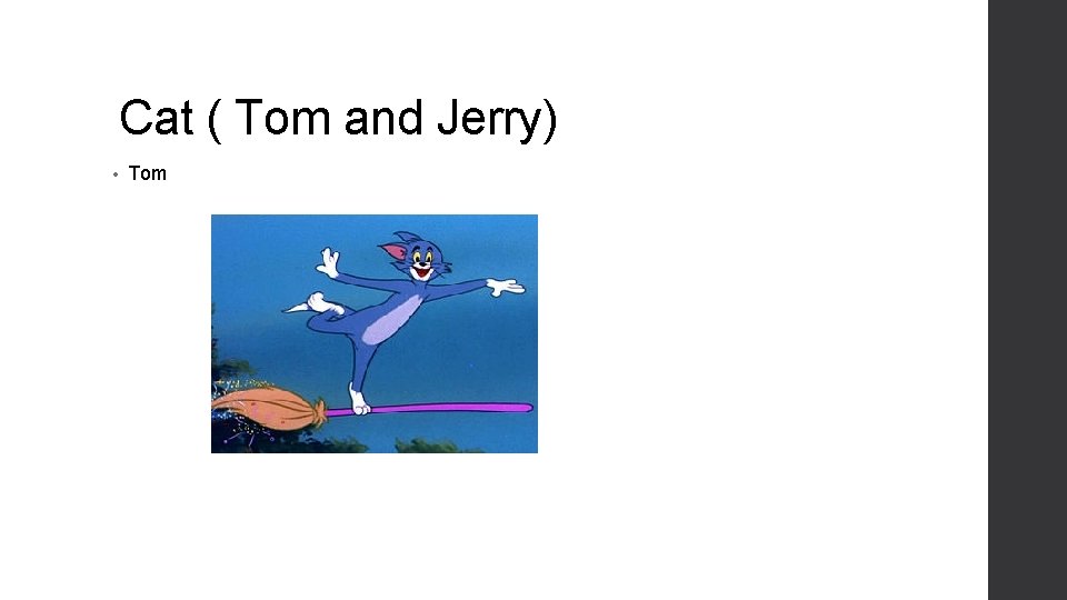 Cat ( Tom and Jerry) • Tom 