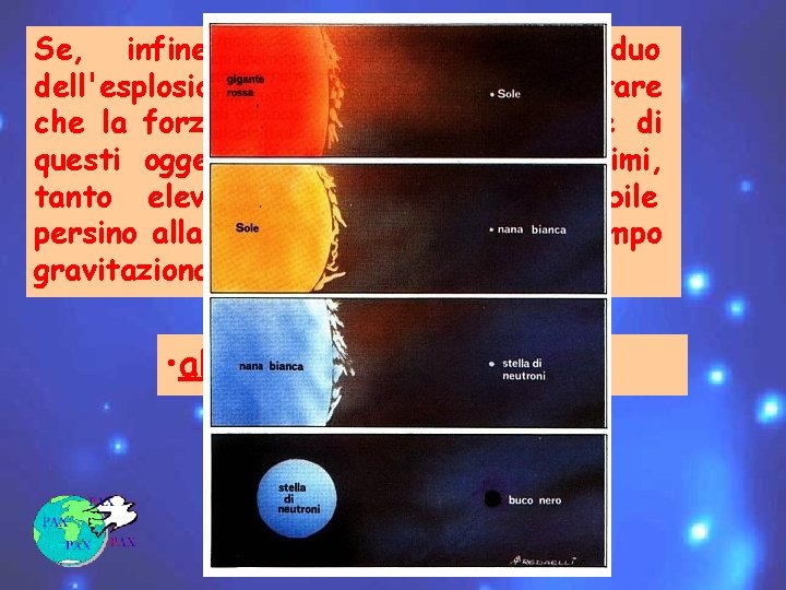 Se, infine, la massa del residuo dell'esplosione è eccessiva può capitare che la forza