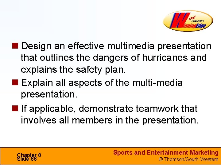  Design an effective multimedia presentation that outlines the dangers of hurricanes and explains
