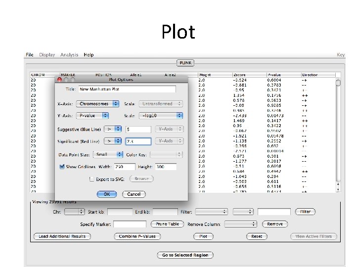 Plot Plot