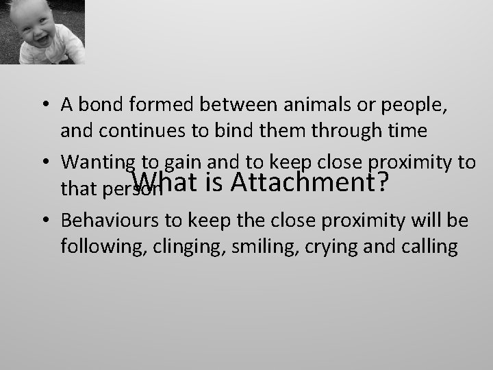  • A bond formed between animals or people, and continues to bind them