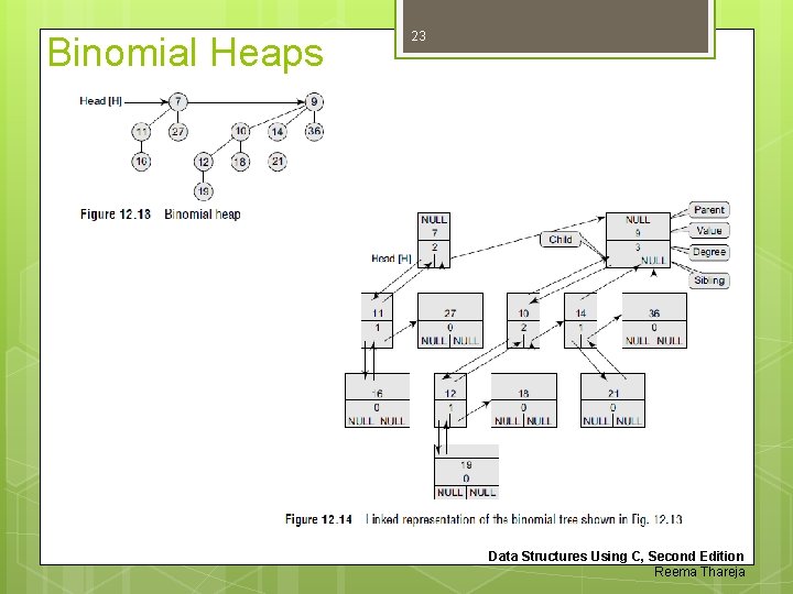 Binomial Heaps 23 Data Structures Using C, Second Edition Reema Thareja 