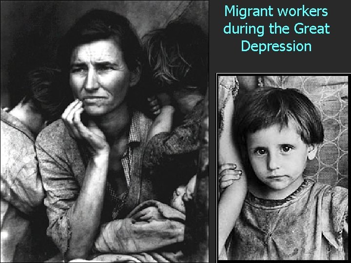 Migrant workers during the Great Depression 
