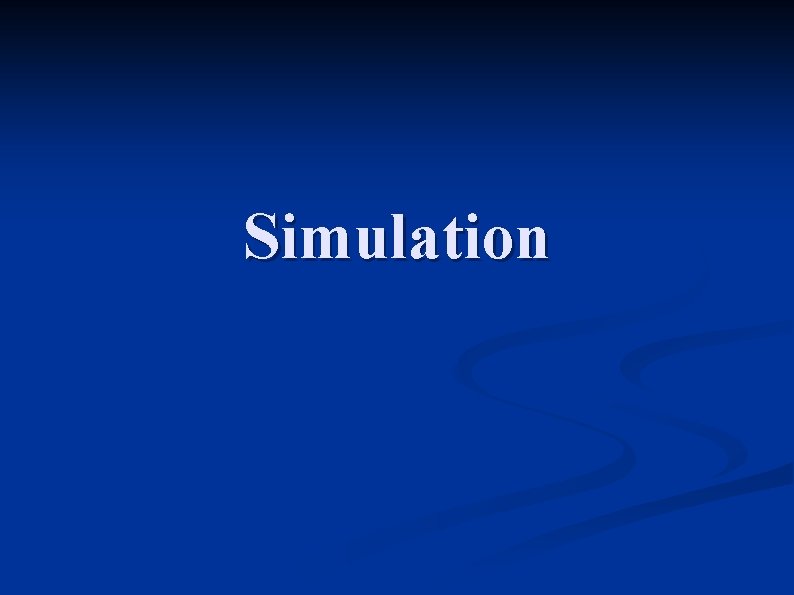 Simulation 