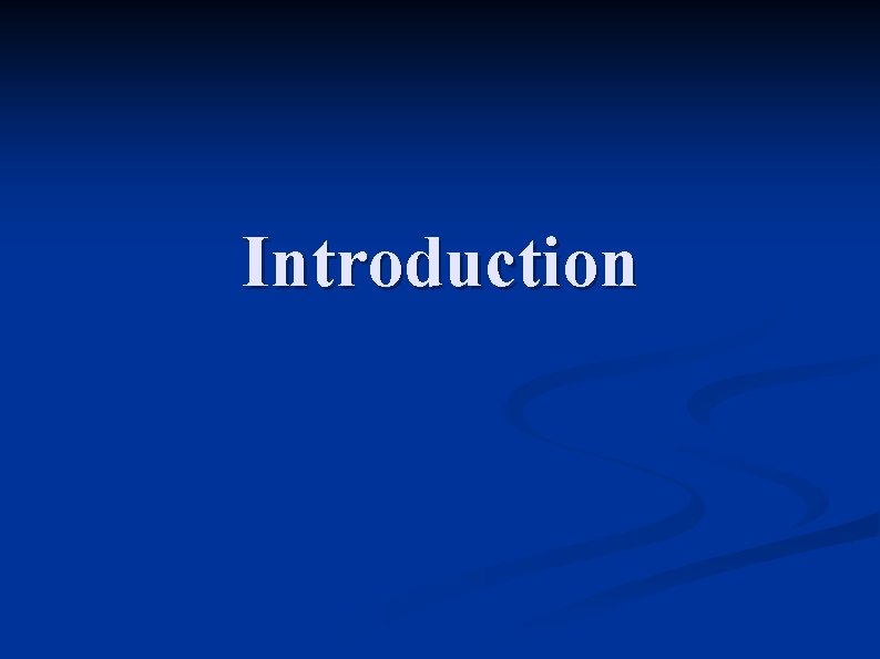 Introduction 