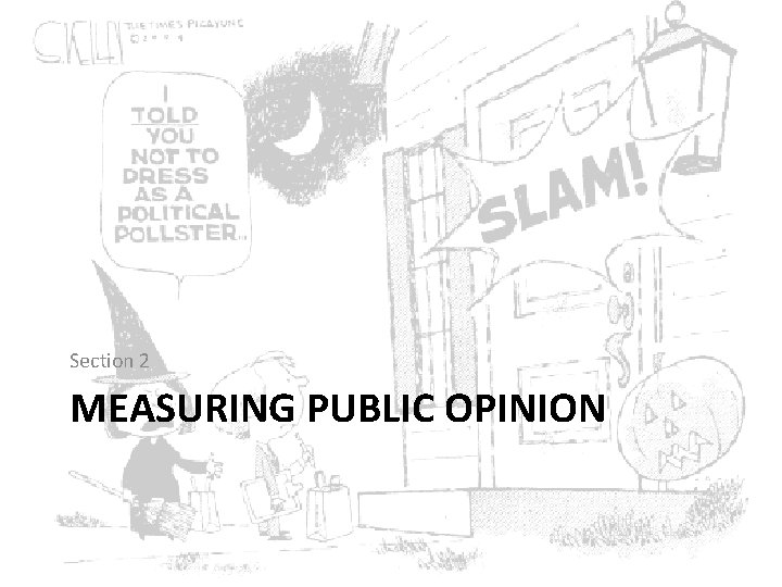 Section 2 MEASURING PUBLIC OPINION 