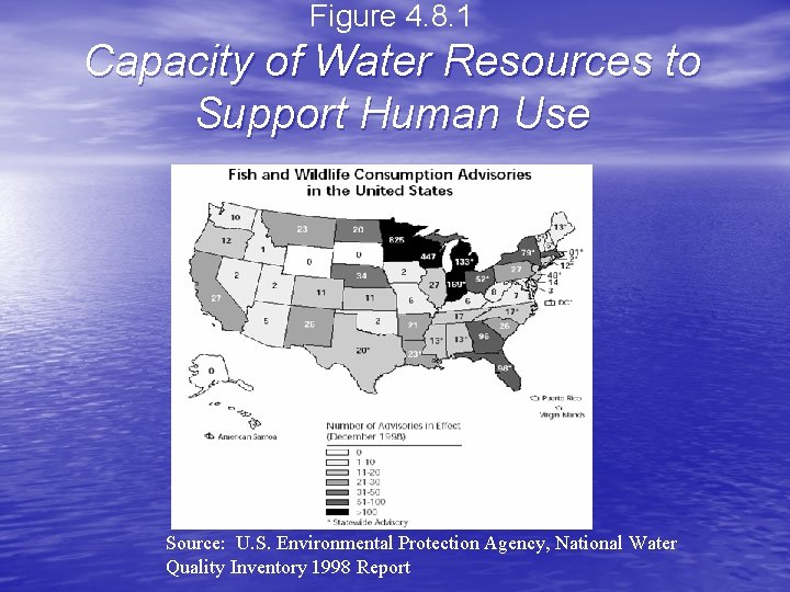 Figure 4. 8. 1 Capacity of Water Resources to Support Human Use Source: U.