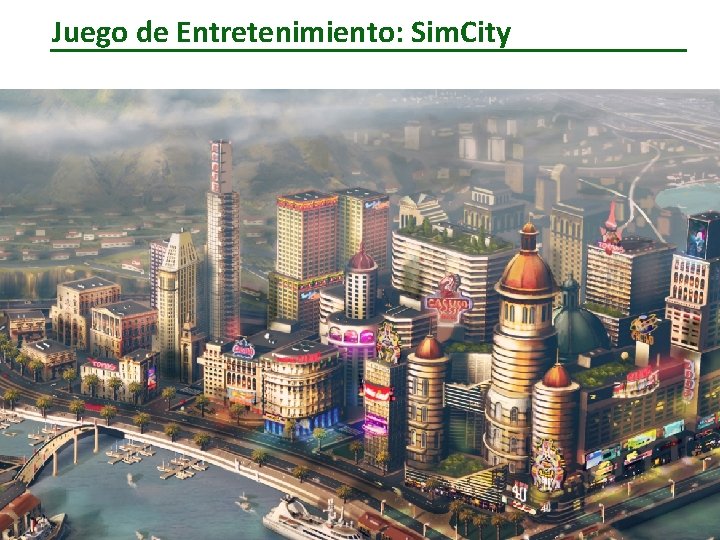 Juego de Entretenimiento: Sim. City Juego de Entretenimiento: Sim. City