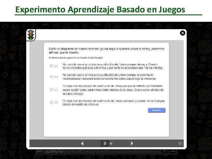 Experimento Aprendizaje Basado en Juegos 